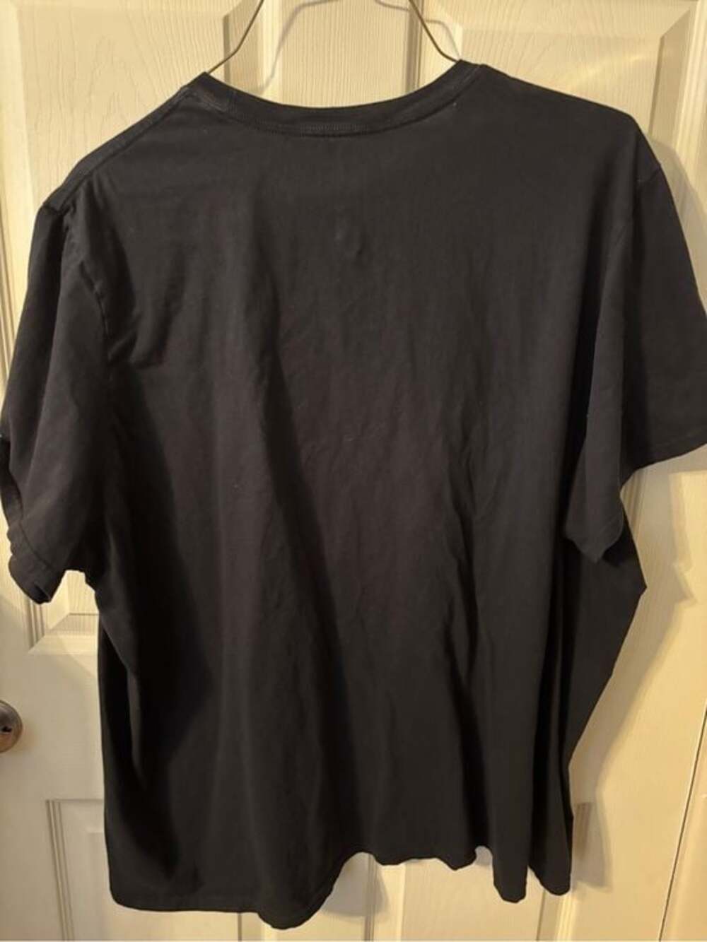 adidas Black T-Shirt with White Logo - Picture 3 of 3